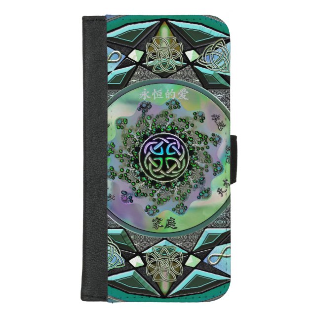 Celtic Mandala iPhone 6 Wallet Case (Front)