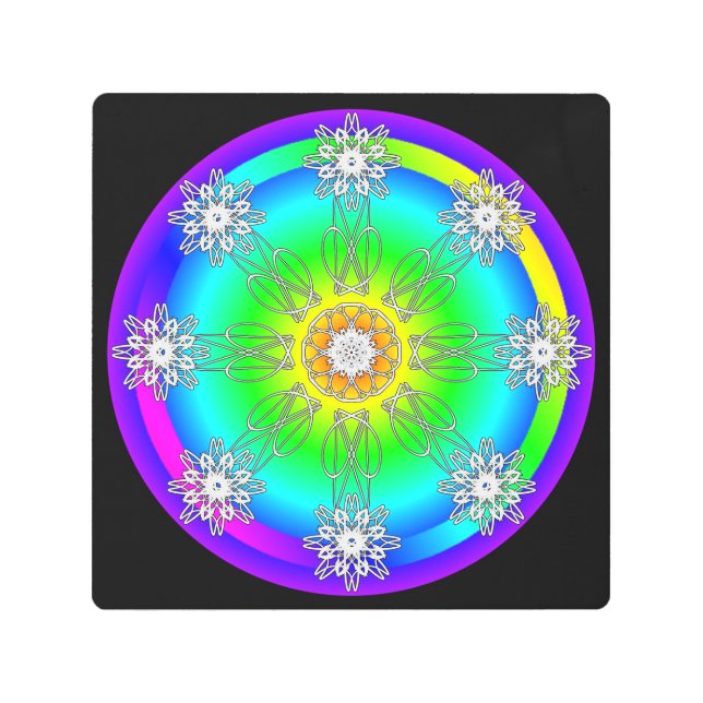 Celtic Mandala Metal Wall Art (Front)