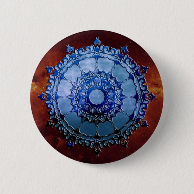 Celtic Mandala Pinback Button (Front)