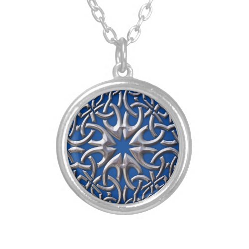 Celtic Medallion Round Pendant Necklace