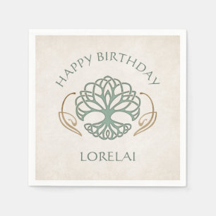 Celtic Medieval Fantasy Birthday Napkins