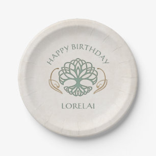Celtic Medieval Fantasy Birthday Paper Plates