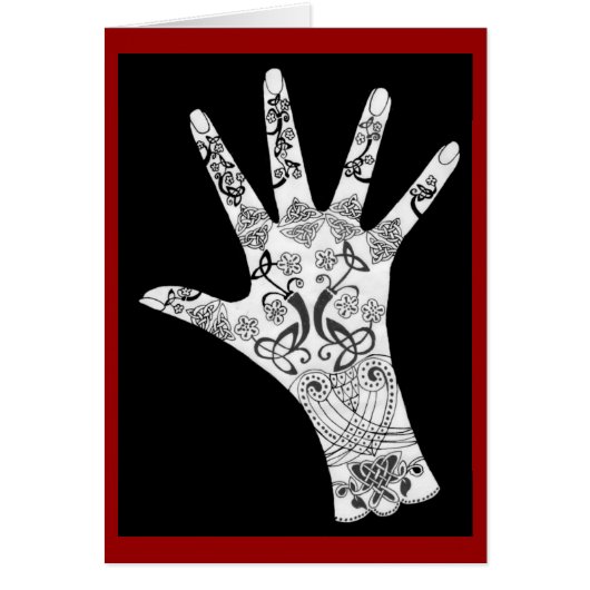 Celtic Mendhi Cards (Front)