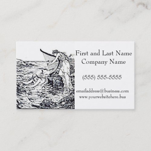 Celtic Mermaid Irish Siren Fairy Tale  Business Card