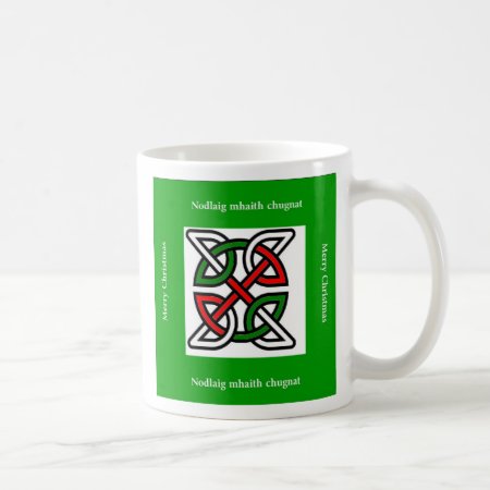 Celtic Merry Christmas Mug