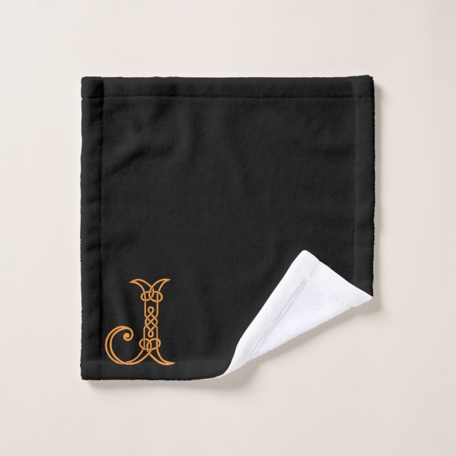 Celtic Monogram J Wash Cloth (Wash Cloth)