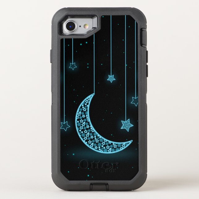 Celtic Moon and Stars Otterbox iPhone Case (Back)