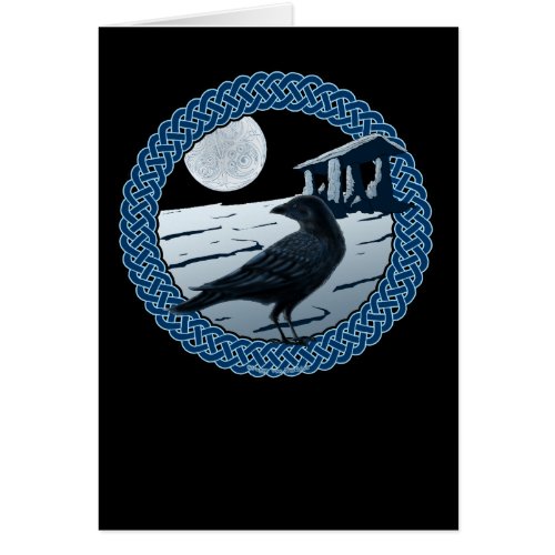 Celtic Moon Raven and Dolman Cards