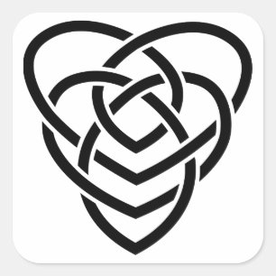 Celtic Motherhood Knot Square Sticker
