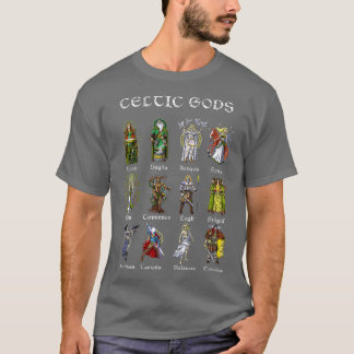 Celtic Mythology Gods Norse Viking Warriors Pagan T-Shirt