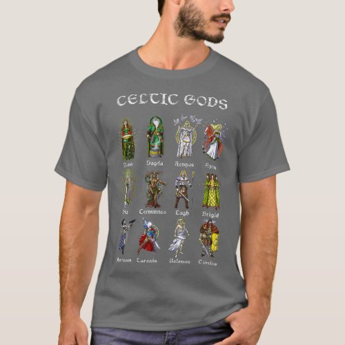 Celtic Mythology Gods Norse Viking Warriors Pagan  T_Shirt