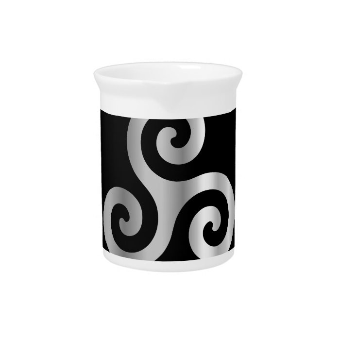 Celtic Neopaganism triple spiral triskelion Drink Pitchers