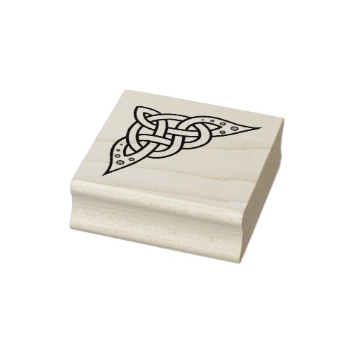 Celtic Nordic braided corner knot Rubber Stamp