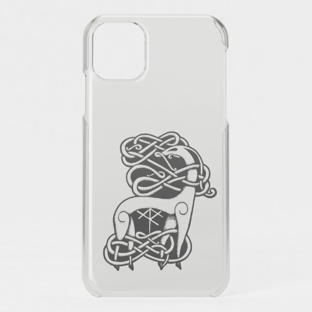 Celtic/Nordic deer OtterBox iPhone Case (Back)