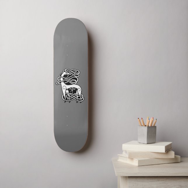 Celtic/Nordic deer Skateboard (Wall Art)
