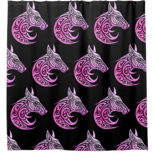 Celtic Nordic Fox Shower Curtain