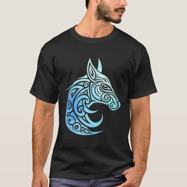 Celtic Nordic Winter Fox T-Shirt (Front)