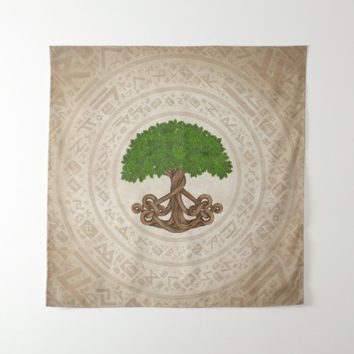 Celtic Oak Tree of life _Yggdrasil Tapestry