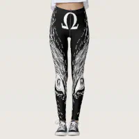 Celtic Omega Wolf Fantasy Leggings