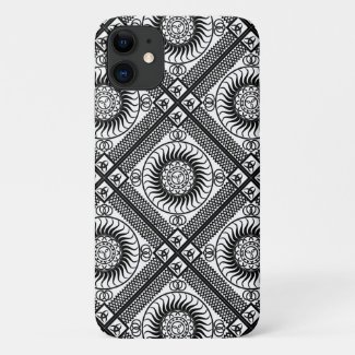 Celtic ornament diagonal iPhone 11 case