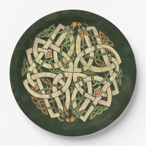 Celtic Ornament Paper Plates