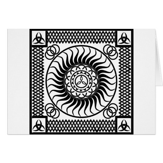 Celtic ornament Single (Front Horizontal)