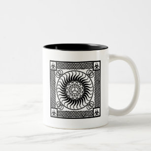 Celtic ornament Single Two-Tone Coffee Mug