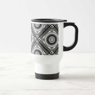 Celtic ornamentation travel mug