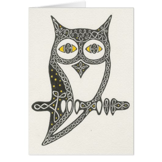 Celtic Owl Cards (Front)