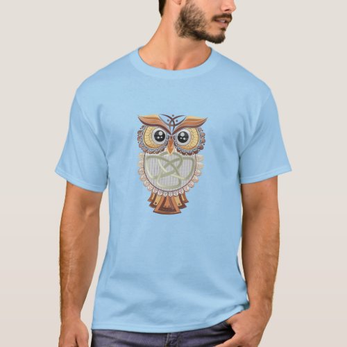 Celtic Owl Embroidery Graphic