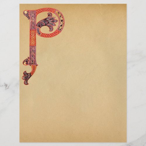 CELTIC P MONOGRAM PARCHMENT