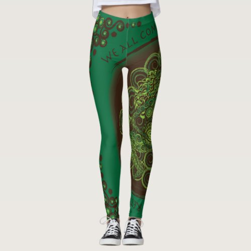 Celtic Pagan Fertility Goddess Leggings