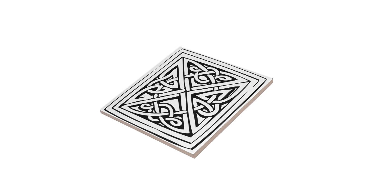 Celtic Pattern Tile | Zazzle