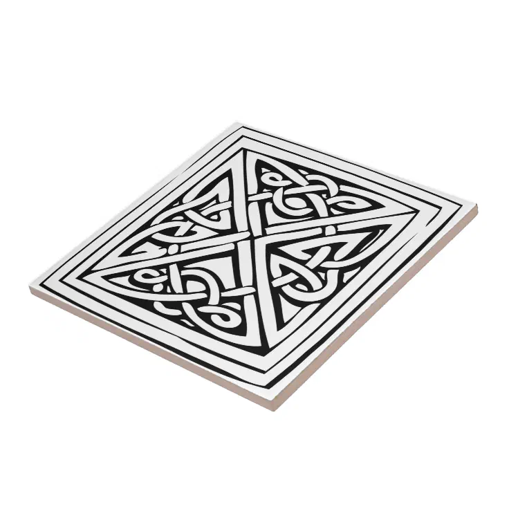 Celtic Pattern Tile | Zazzle