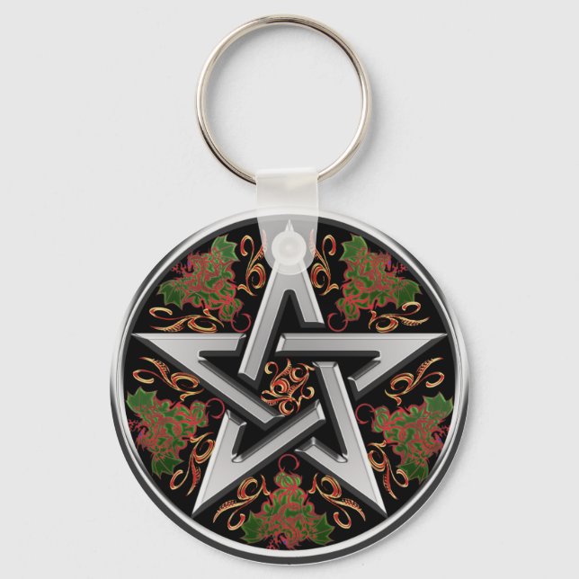 Celtic Pentagram Keychain (Front)