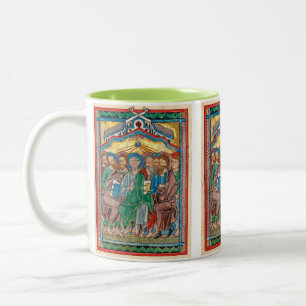 Celtic Pentecost Icon Two-Tone Coffee Mug
