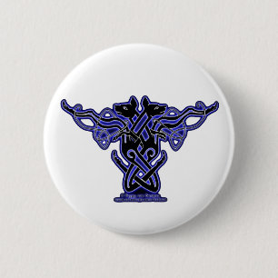 Celtic Pins and Buttons Hound Design