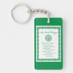 Celtic Prayer St. Patrick's Day Keychain