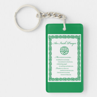 Celtic Prayer St. Patrick's Day Keychain