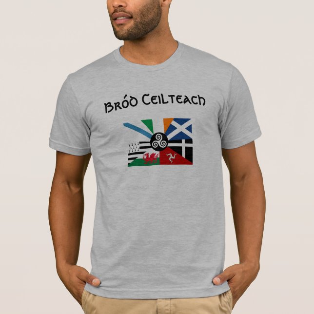 Celtic Pride Flag of Nations T-Shirt (Front)