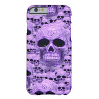 Celtic purple skull collage barely there iPhone 6 case