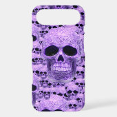 Celtic purple skull collage Case-Mate iPhone case (Back)