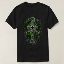 Celtic Raven Protection Cross