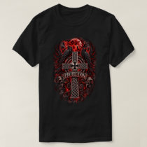 Celtic Raven Protection Cross