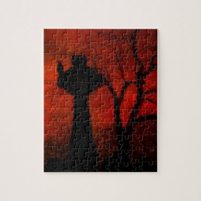 Celtic Red Jigsaw Puzzle (Vertical)