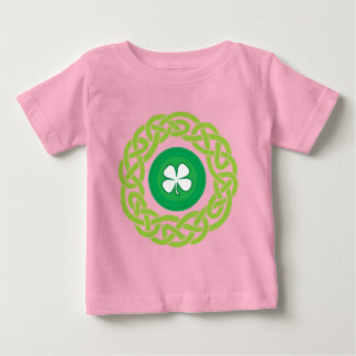 CELTIC RING with SHAMROCK Baby T-Shirt