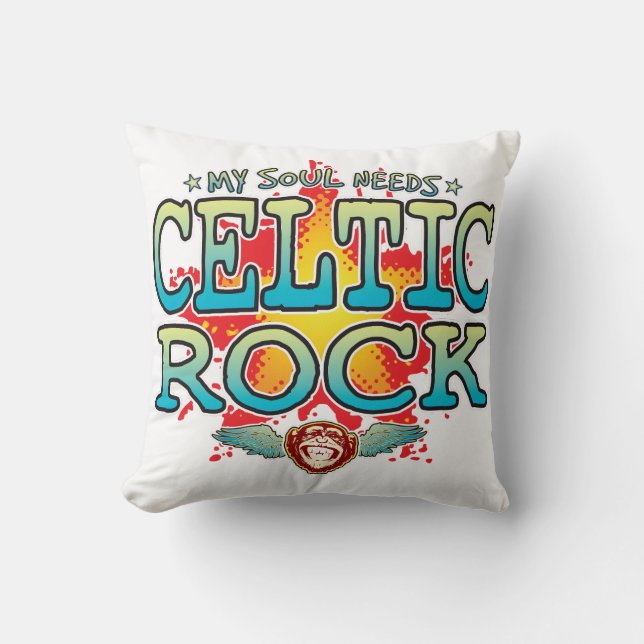 Celtic Rock Soul Cushion (Front)