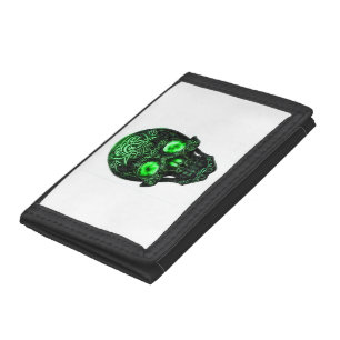Celtic Rune Skull Trifold Wallet