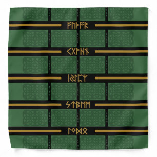 Celtic Runes 1 Bandana
