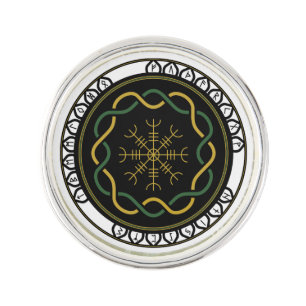 Celtic Runes 3 Lapel Pin